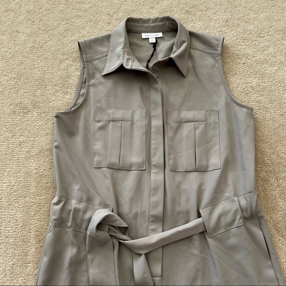 🍉 NWT Prologue Tie Front Utility Dress - Picture 4 of 12